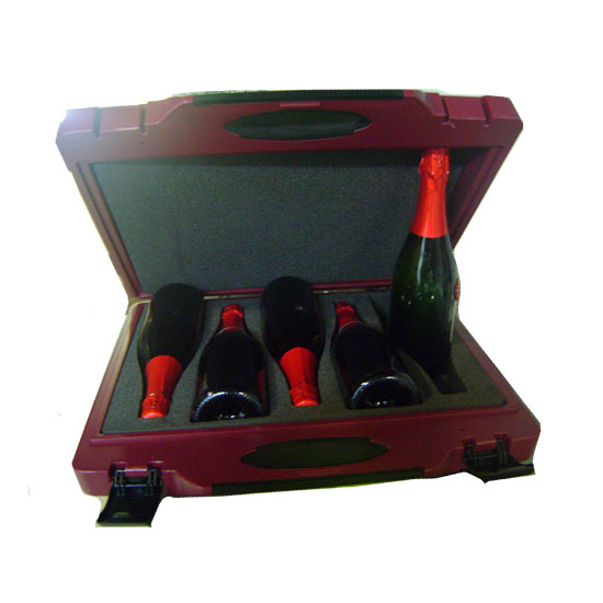 caja a medida transporte de botellas