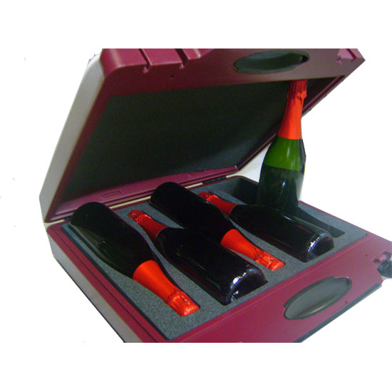 caja a medida transporte de botellas