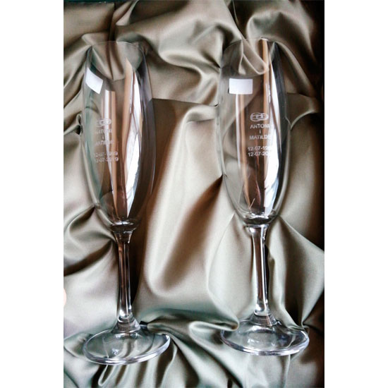 copas de cava novios 50 aniversario